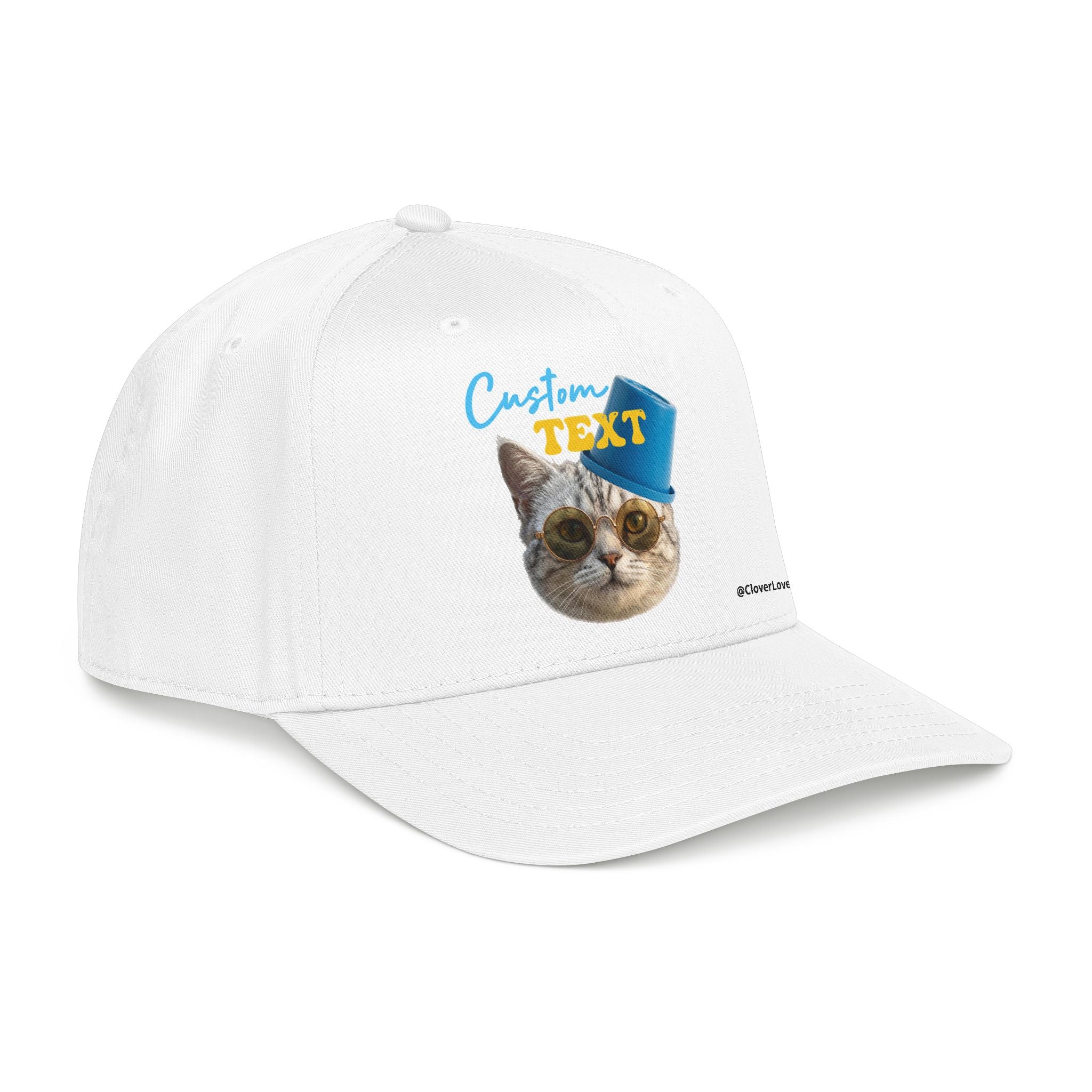 Funny Cat Photo Hat | Custom Pet Lover Baseball Cap