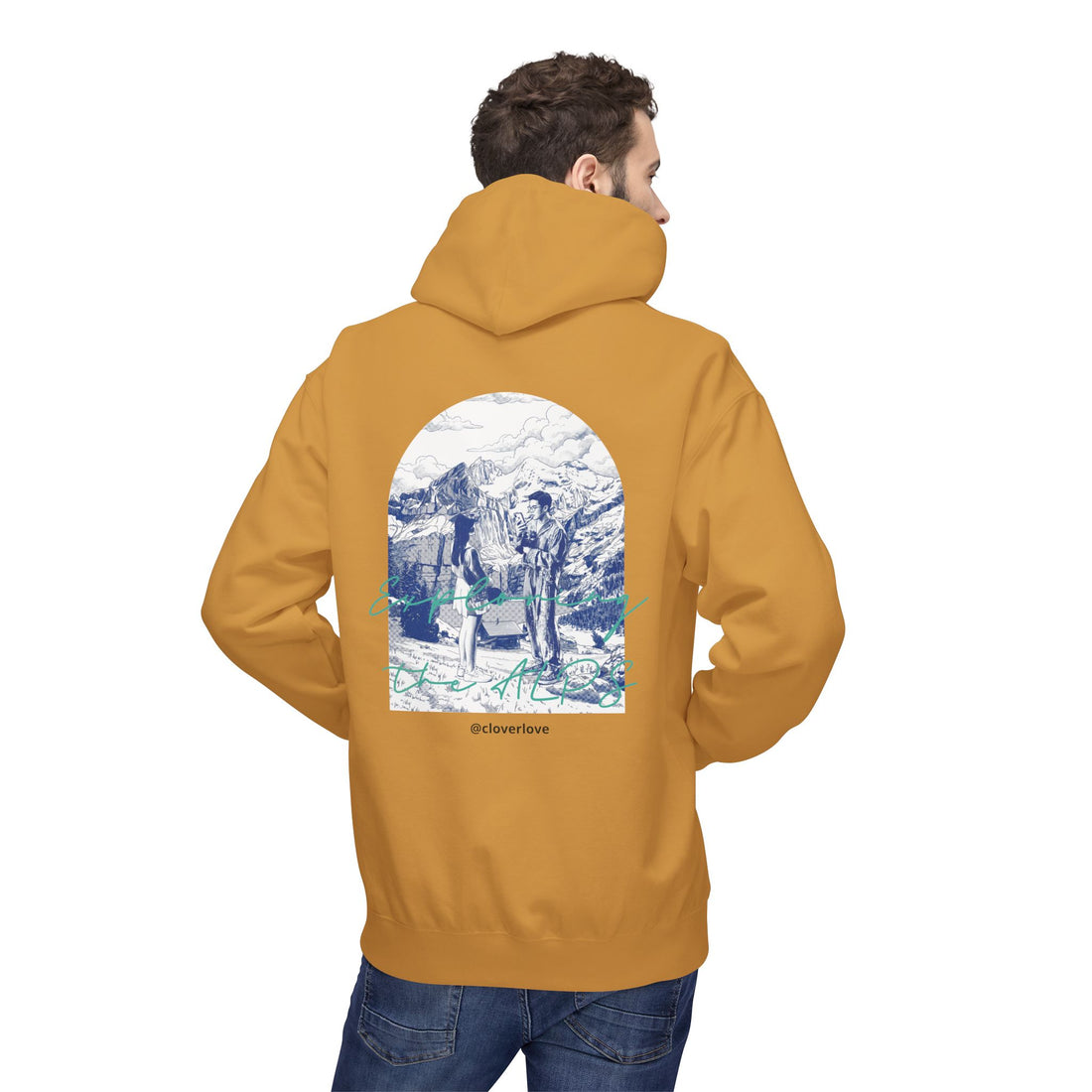 Mountain Travel Hoodie | Abenteuerlandschaft Grafik Pullover