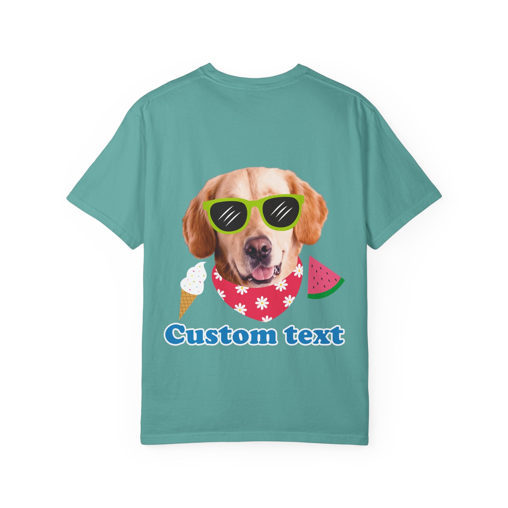 Custom Dog Summer T-Shirt - Funny Beach Dog Tee, Dog Lover Gift