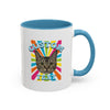 Retro Custom Cat Mug | Personalized Pet Photo Coffee Cup With Custom Text