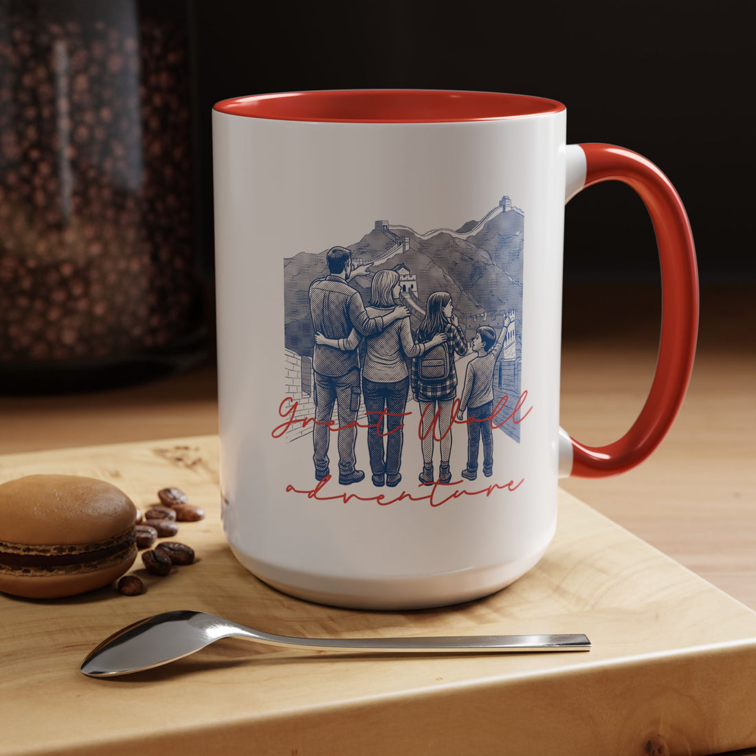 Great Wall Travel Mug - China Landmark Coffee Cup for Explorers