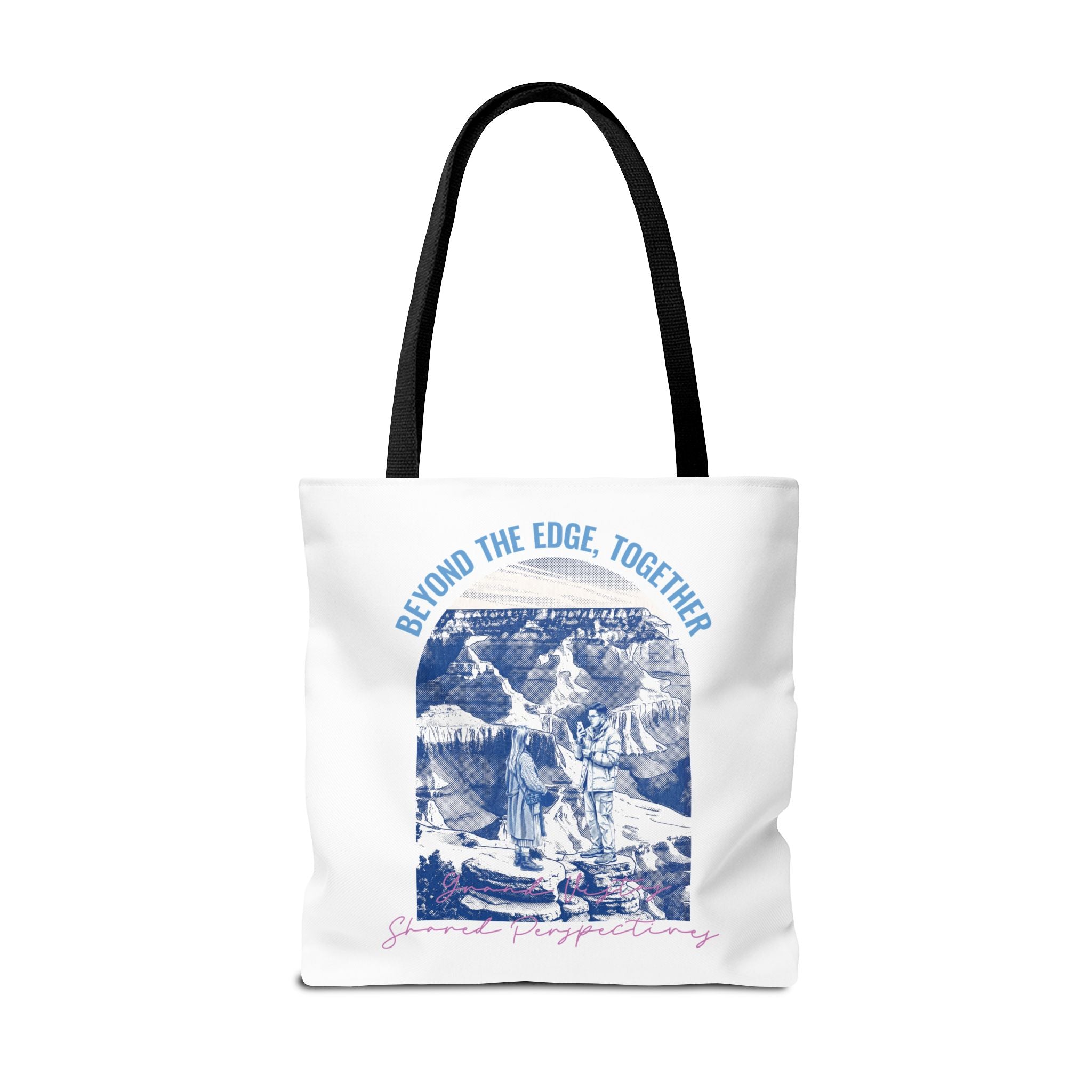 Beyond The Edge Travel Tote Bag | Grand Canyon Adventure Canvas Tote Bag for Travel Lovers