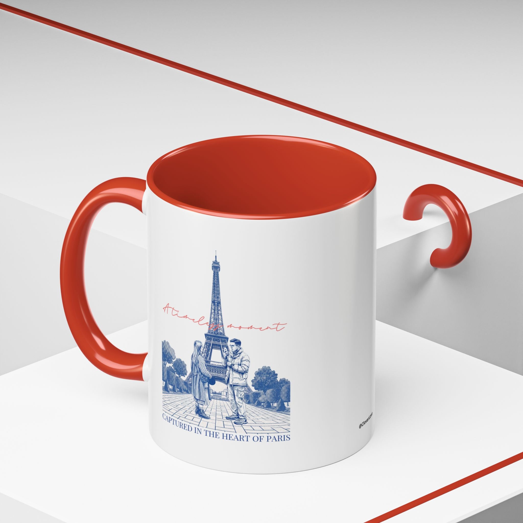 Paris Travel Memory Mug - Eiffel Tower Coffee Cup for Travelers