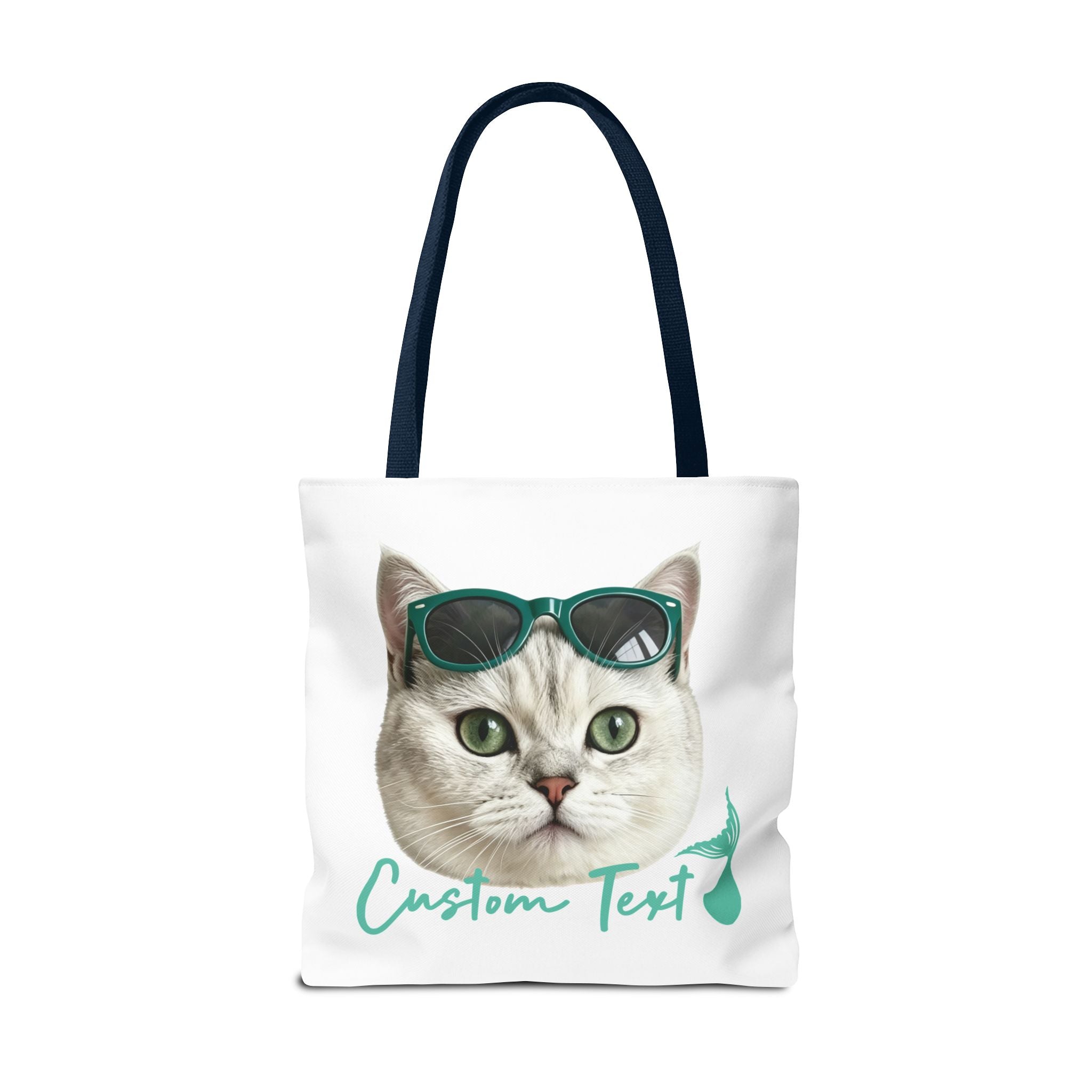 Custom Cat Tote Bag | Personalized Cat Photo Summer Canvas Bag