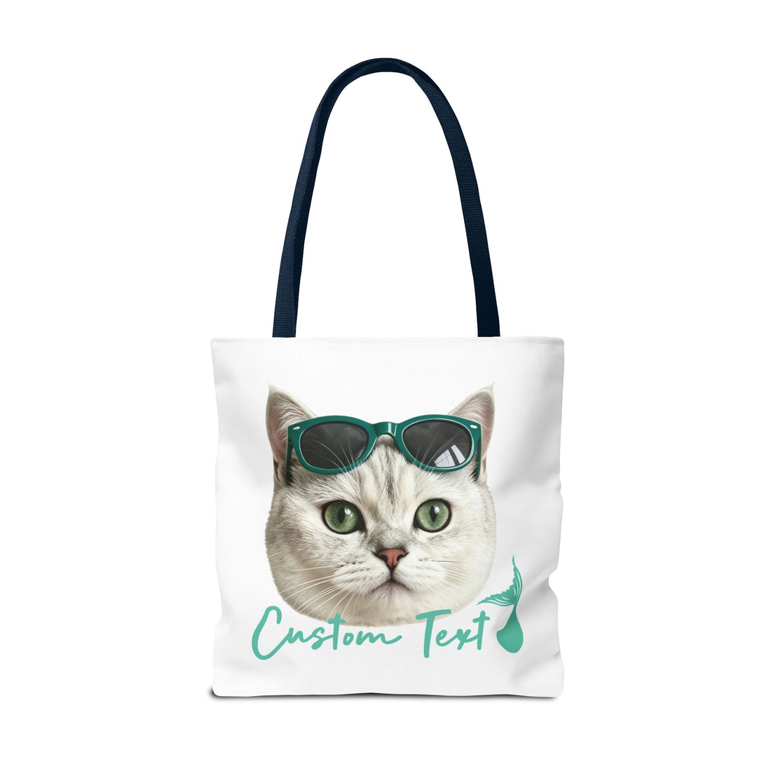 Custom Cat Tote Bag | Personalized Cat Photo Summer Canvas Bag