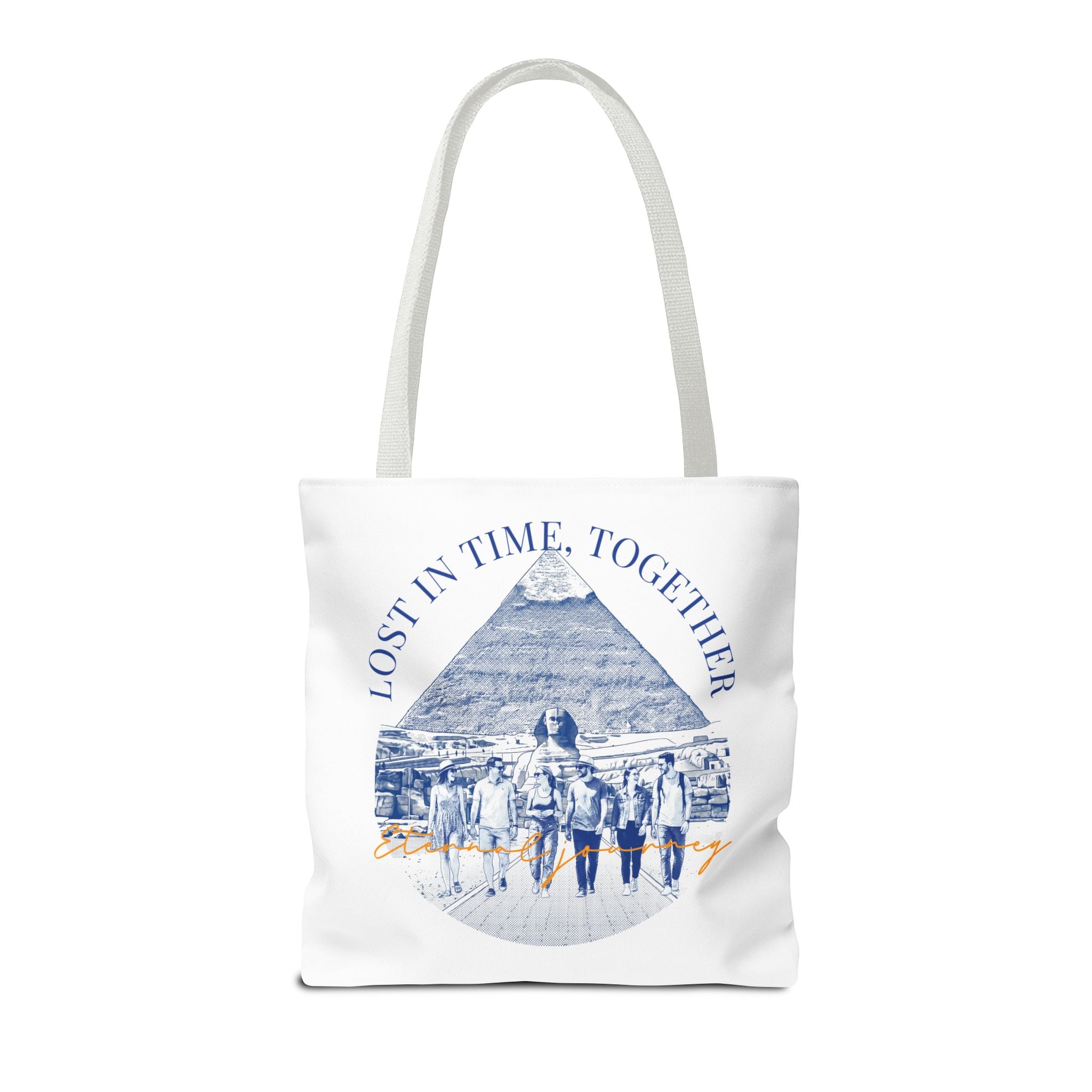 Egypt Pyramid Tote Bag | Vintage Travel Explorer Canvas Bag
