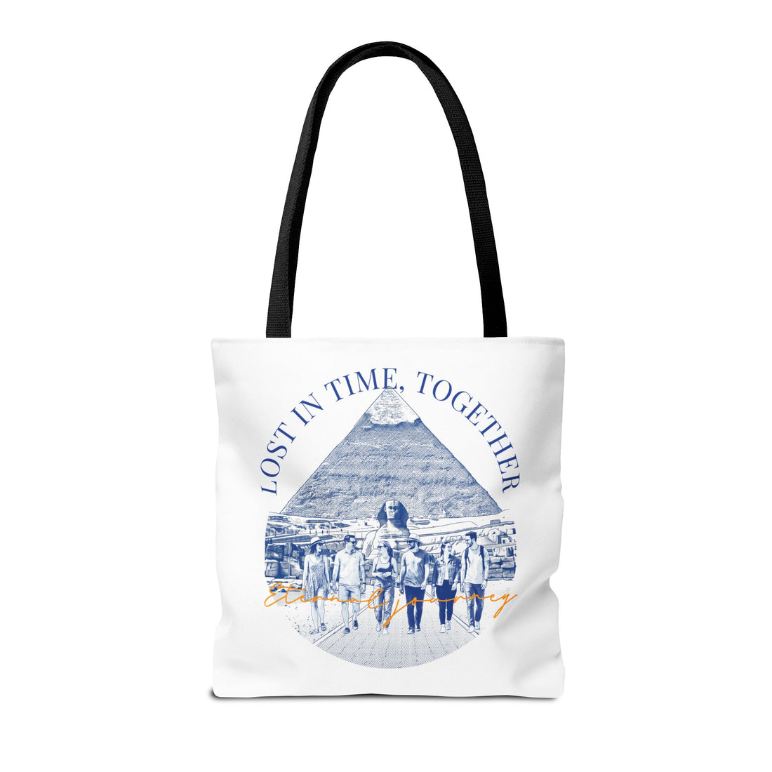 Egypt Pyramid Tote Bag | Vintage Travel Explorer Canvas Bag