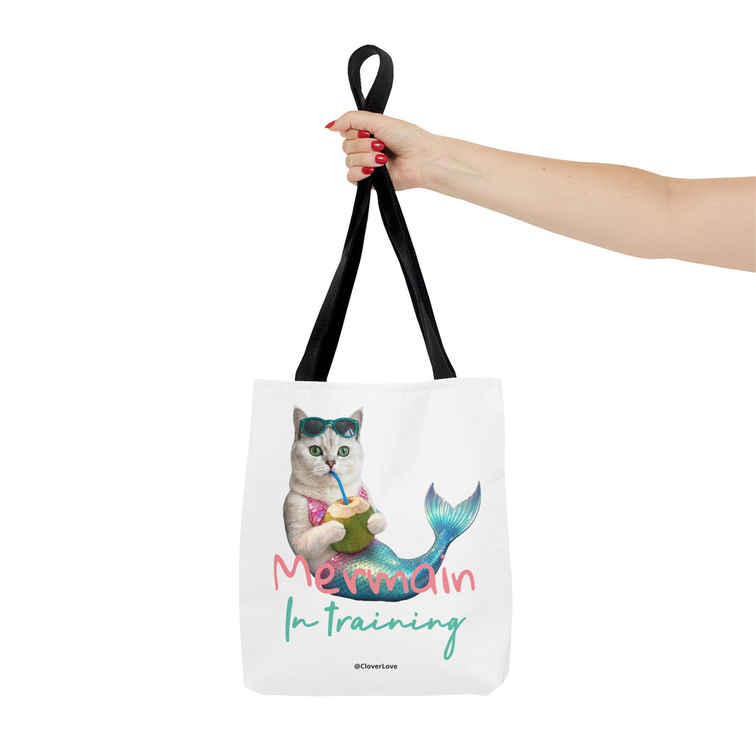 Custom Cat Tote Bag | Personalized Cat Photo Summer Canvas Bag