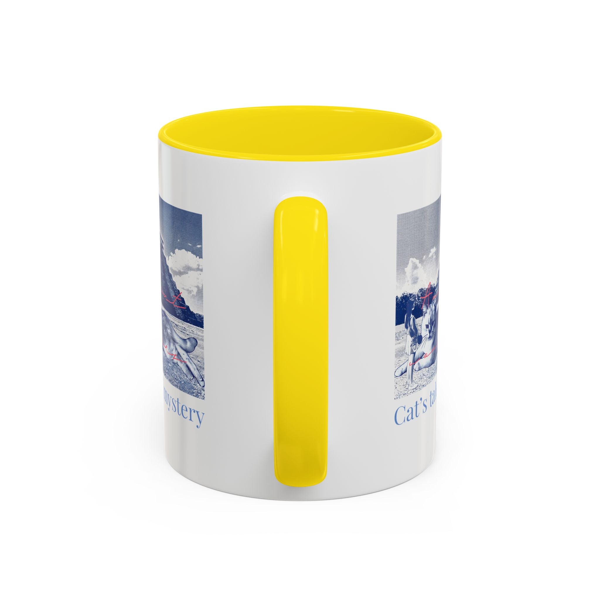 Chichen Itza Cat Travel Mug - Mexico Landmark Coffee Cup for Cat Lovers