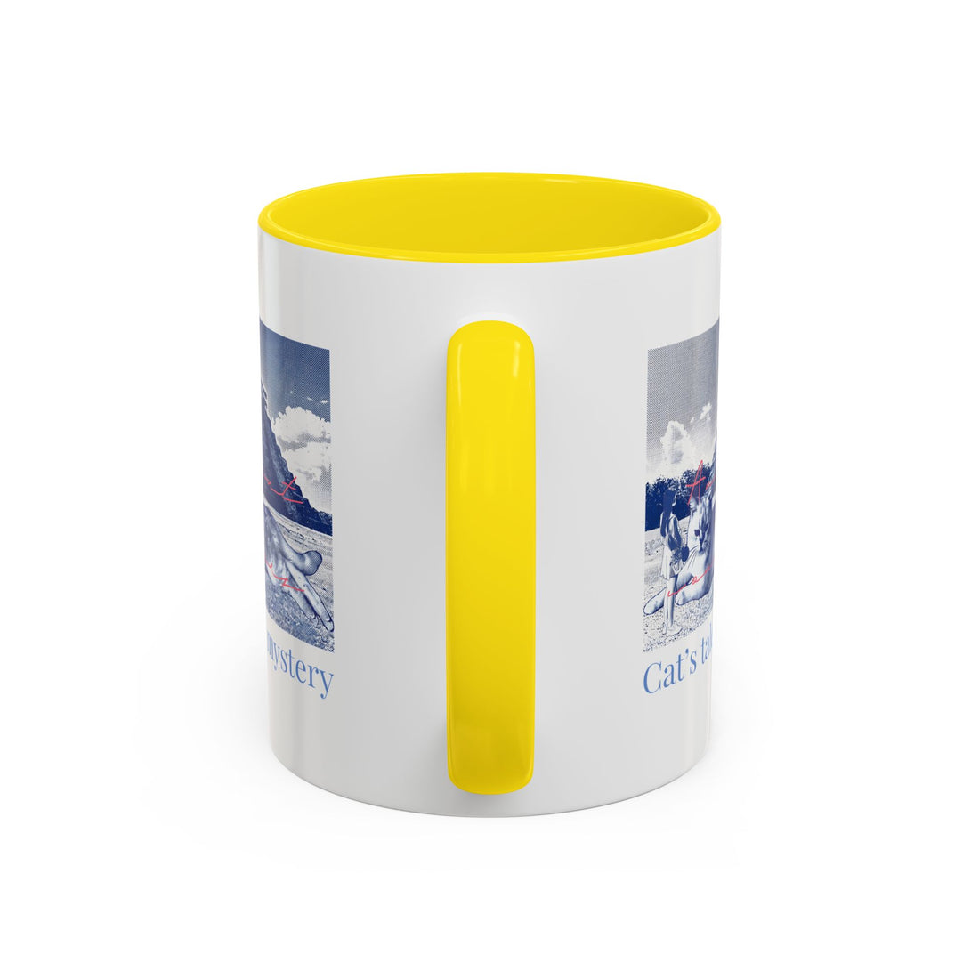 Chichen Itza Cat Travel Mug - Mexico Landmark Coffee Cup for Cat Lovers