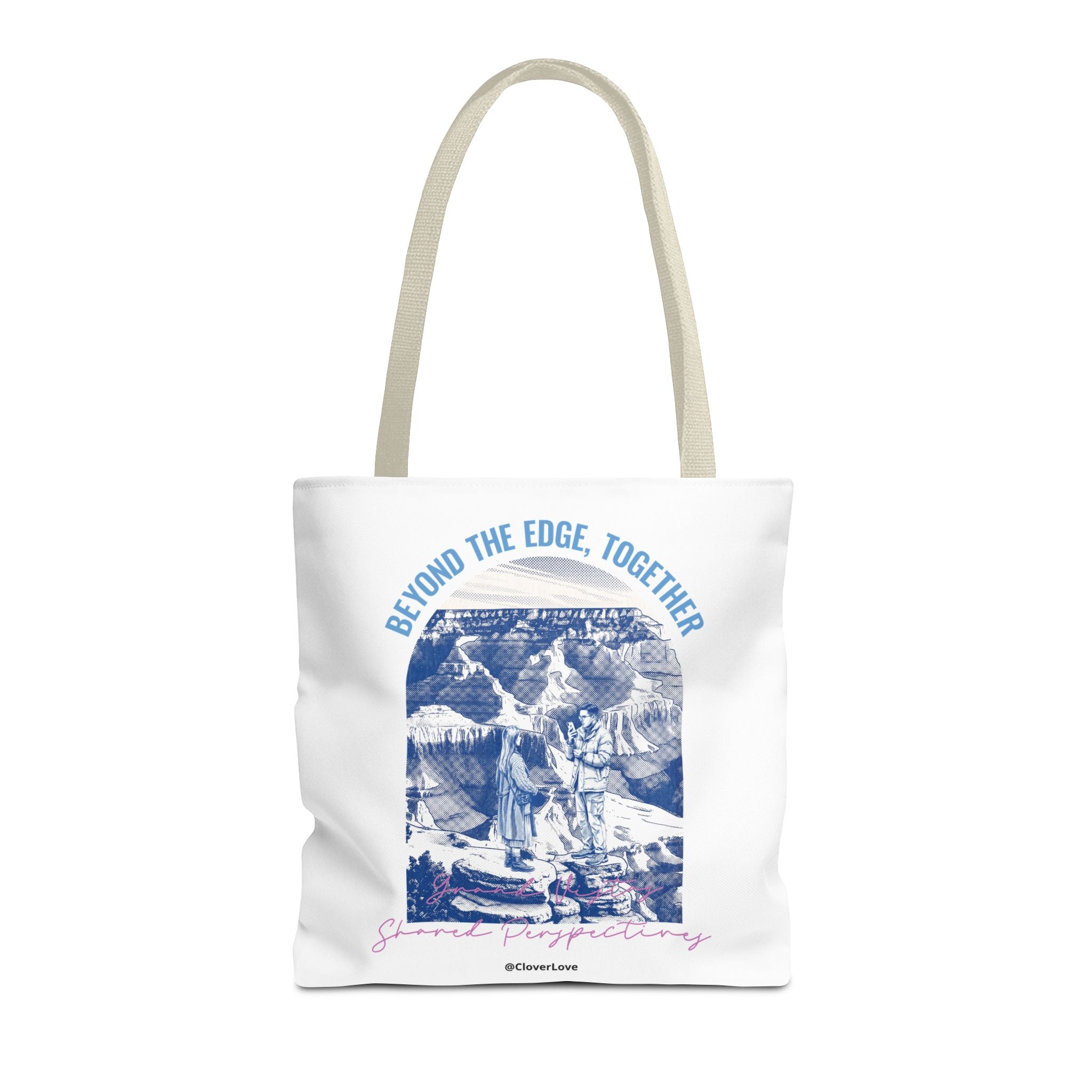 Beyond The Edge Travel Tote Bag | Grand Canyon Adventure Canvas Tote Bag for Travel Lovers