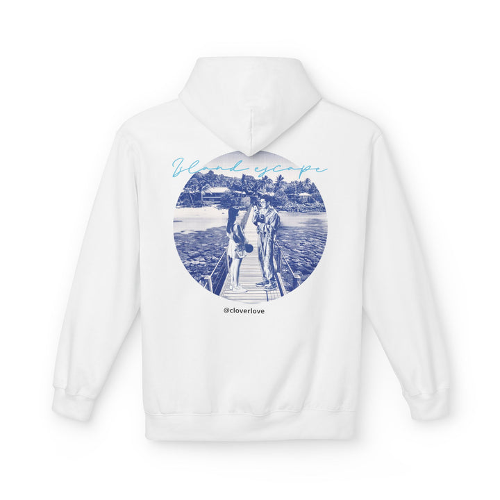 Kapuzenpulli für den Tropenurlaub | Romantisches Strandreise-Grafik-Sweatshirt