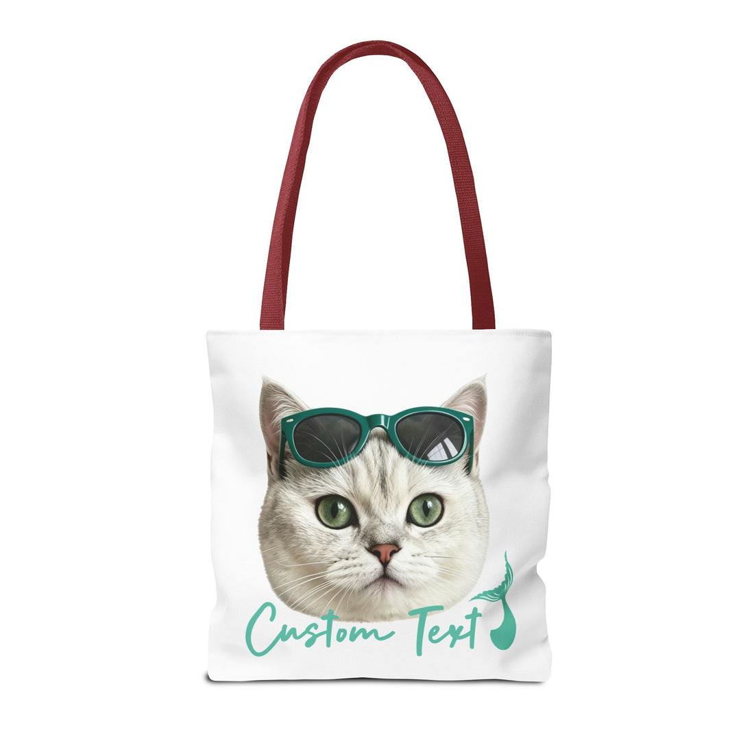 Custom Cat Tote Bag | Personalized Cat Photo Summer Canvas Bag
