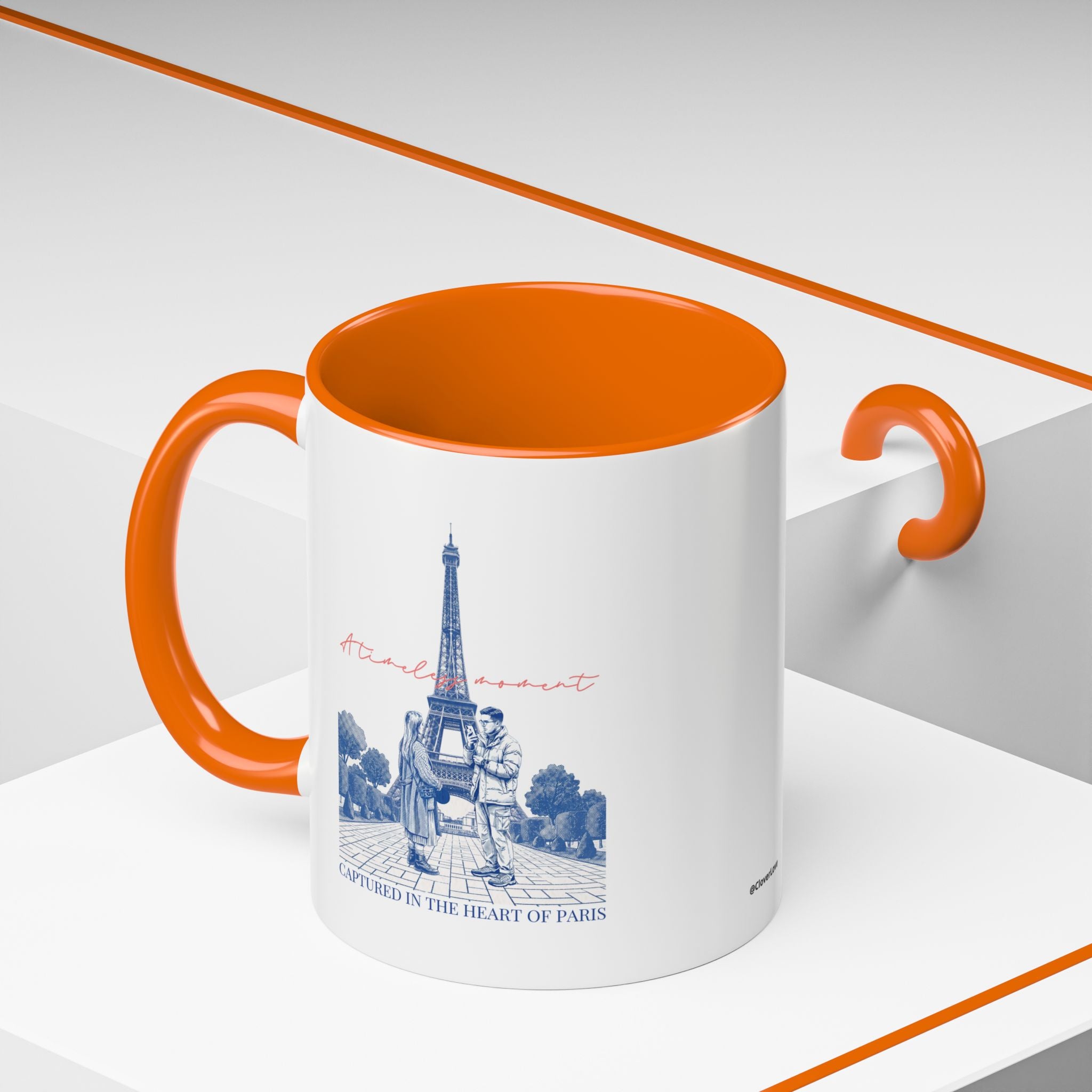 Paris Travel Memory Mug - Eiffel Tower Coffee Cup for Travelers