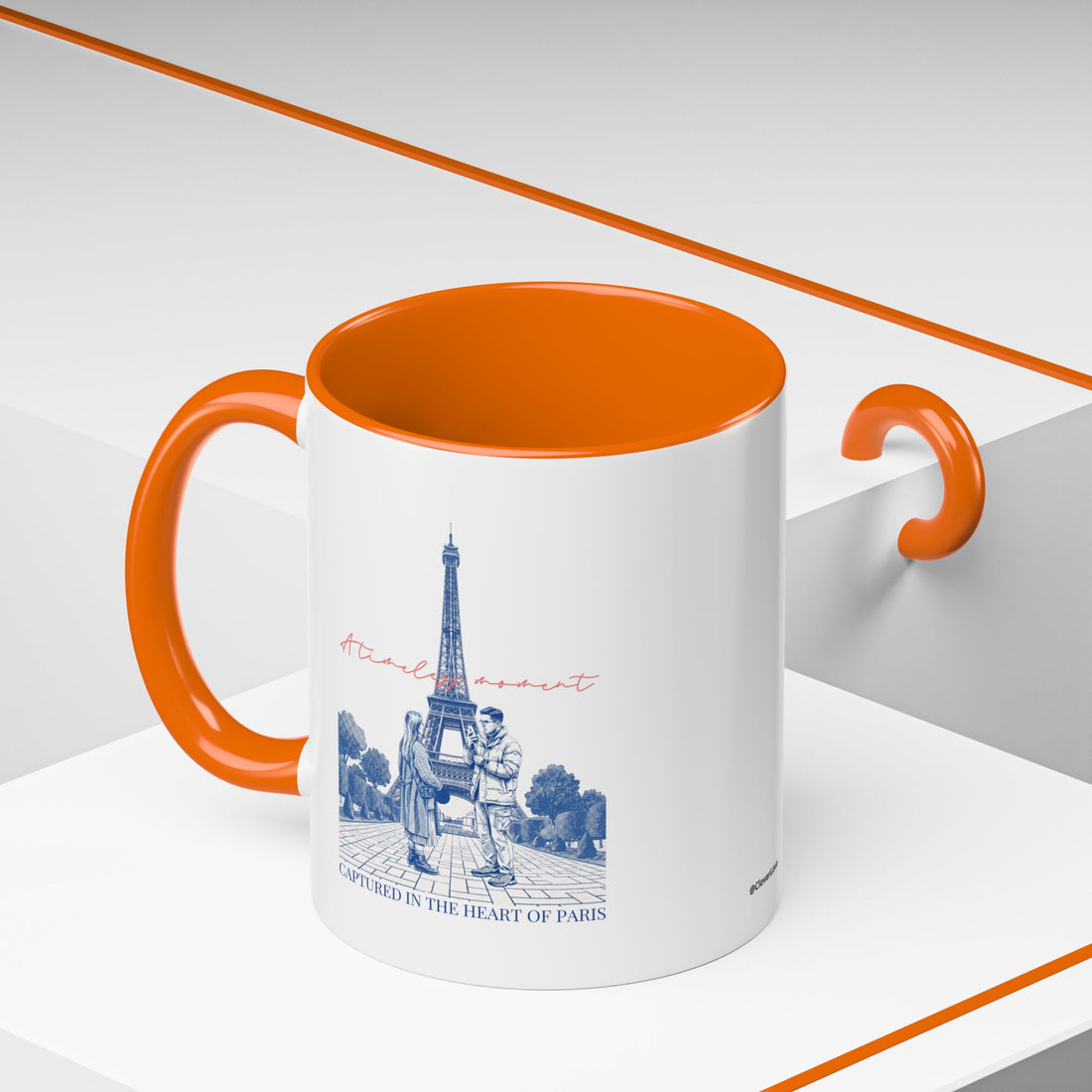 Paris Travel Memory Mug - Eiffel Tower Coffee Cup for Travelers