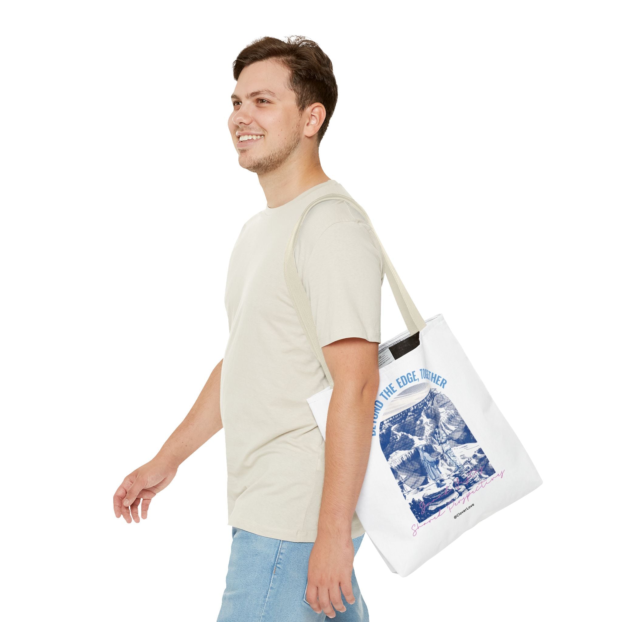 Beyond The Edge Travel Tote Bag | Grand Canyon Adventure Canvas Tote Bag for Travel Lovers