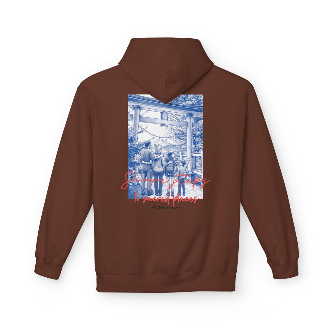 Sacred Places Hoodie | Vintage Reise-Wahrzeichen Sweatshirt