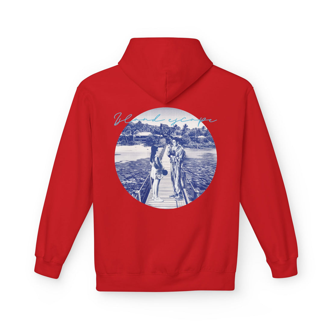 Tropical Vacation Hoodie | Romantic Beach Travel Graphic Sweatshirt
