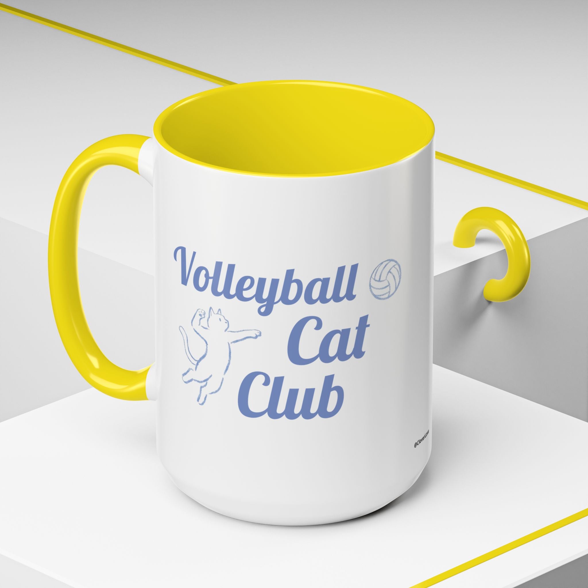 Volleyball Club Mug | Cat Design