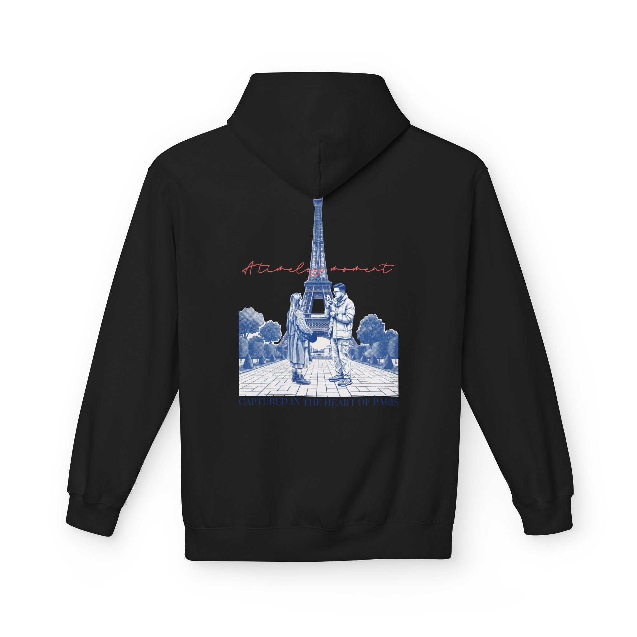 Paris Eiffel Tower Hoodie | Romantic Travel Graphic Sweatshirt
