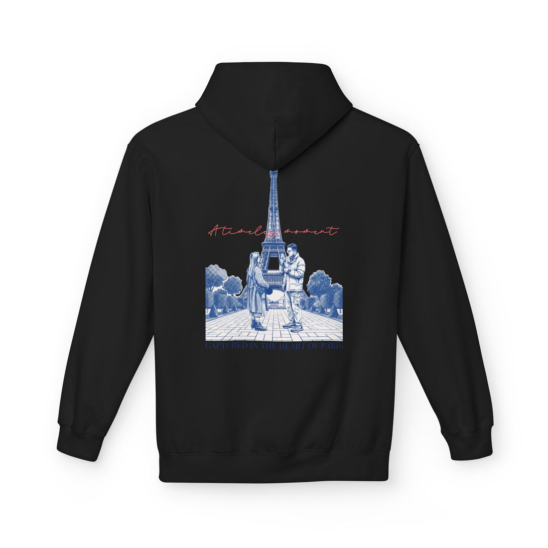 Paris Eiffel Tower Hoodie | Romantic Travel Graphic Sweatshirt