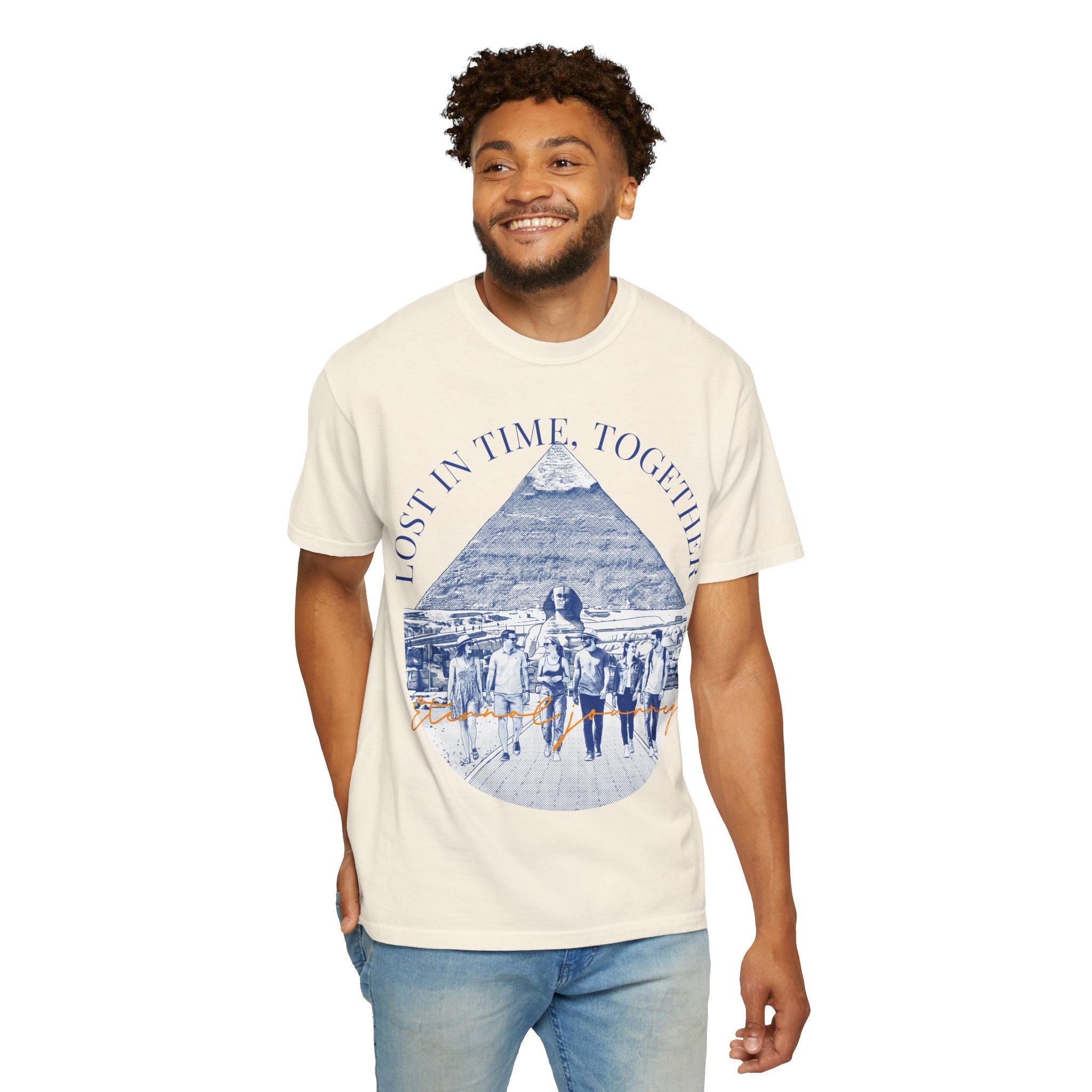 Custom Egypt Landmark T-Shirt - Vintage Adventure Tee, Travel Lover Gift