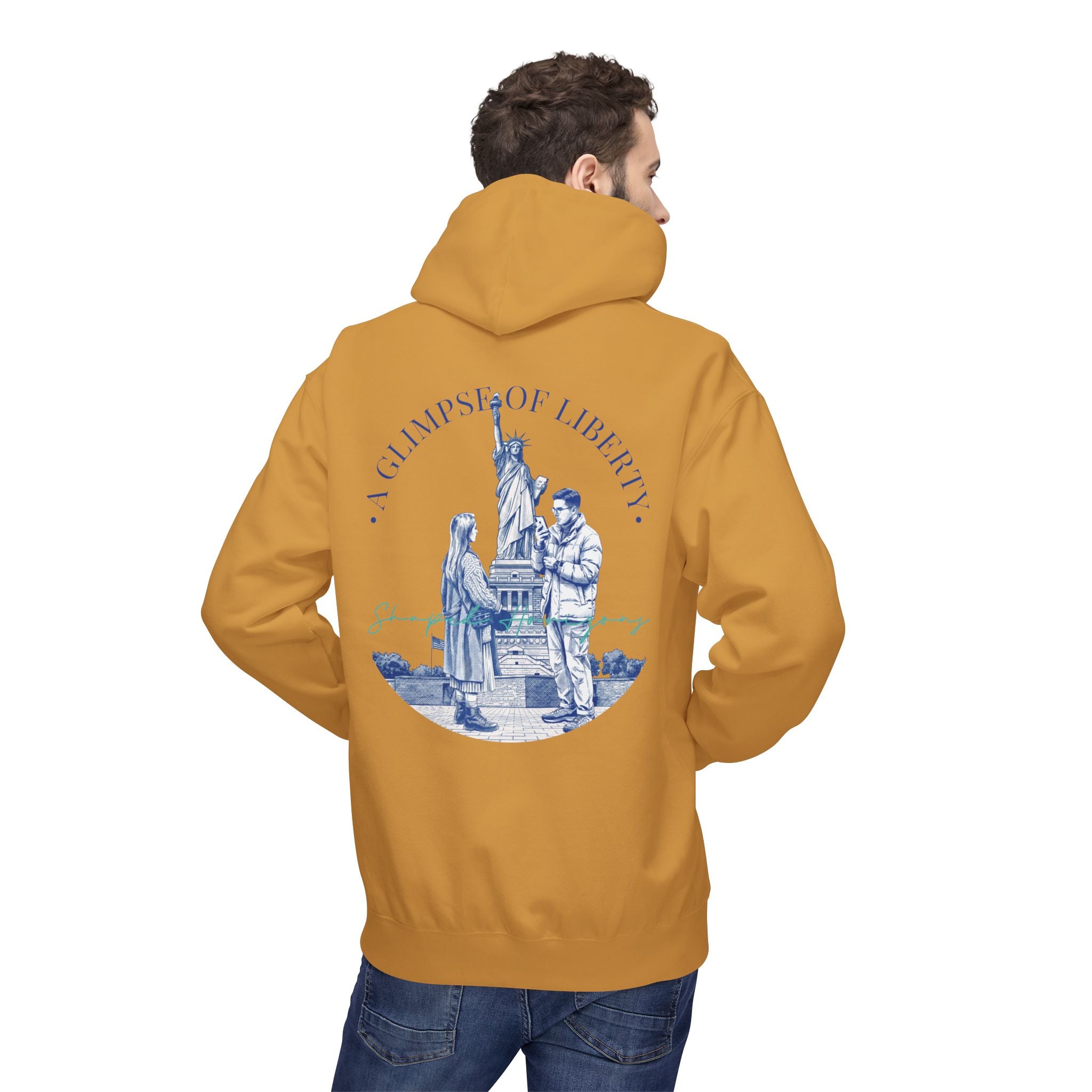 Statue of Liberty Adventure Hoodie | Vintage New York Travel Sweatshirt