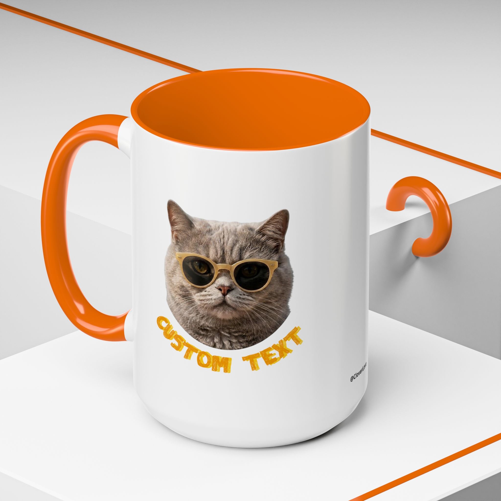Lustige Katzen-Sommer-Tasse – Süße Strand-Kaffeetasse für Katzenliebhaber