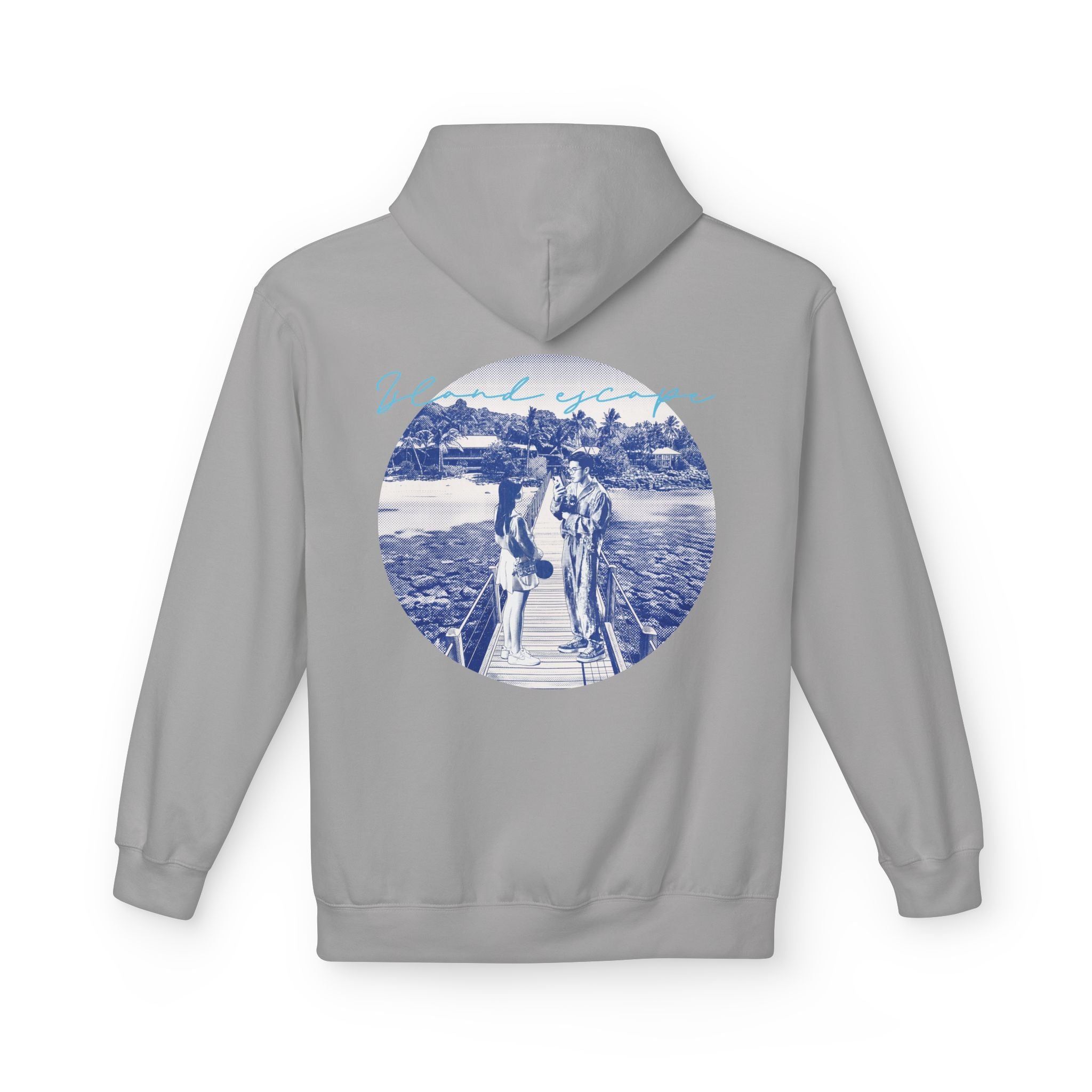 Tropical Vacation Hoodie | Romantic Beach Travel Graphic Sweatshirt