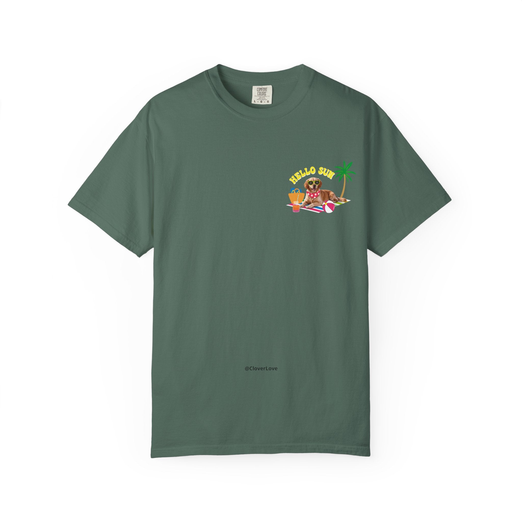 Custom Dog Summer T-Shirt - Funny Beach Dog Tee, Dog Lover Gift