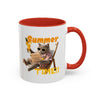 Funny Cat Summer Mug - Cute Beach Coffee Cup for Cat Lovers