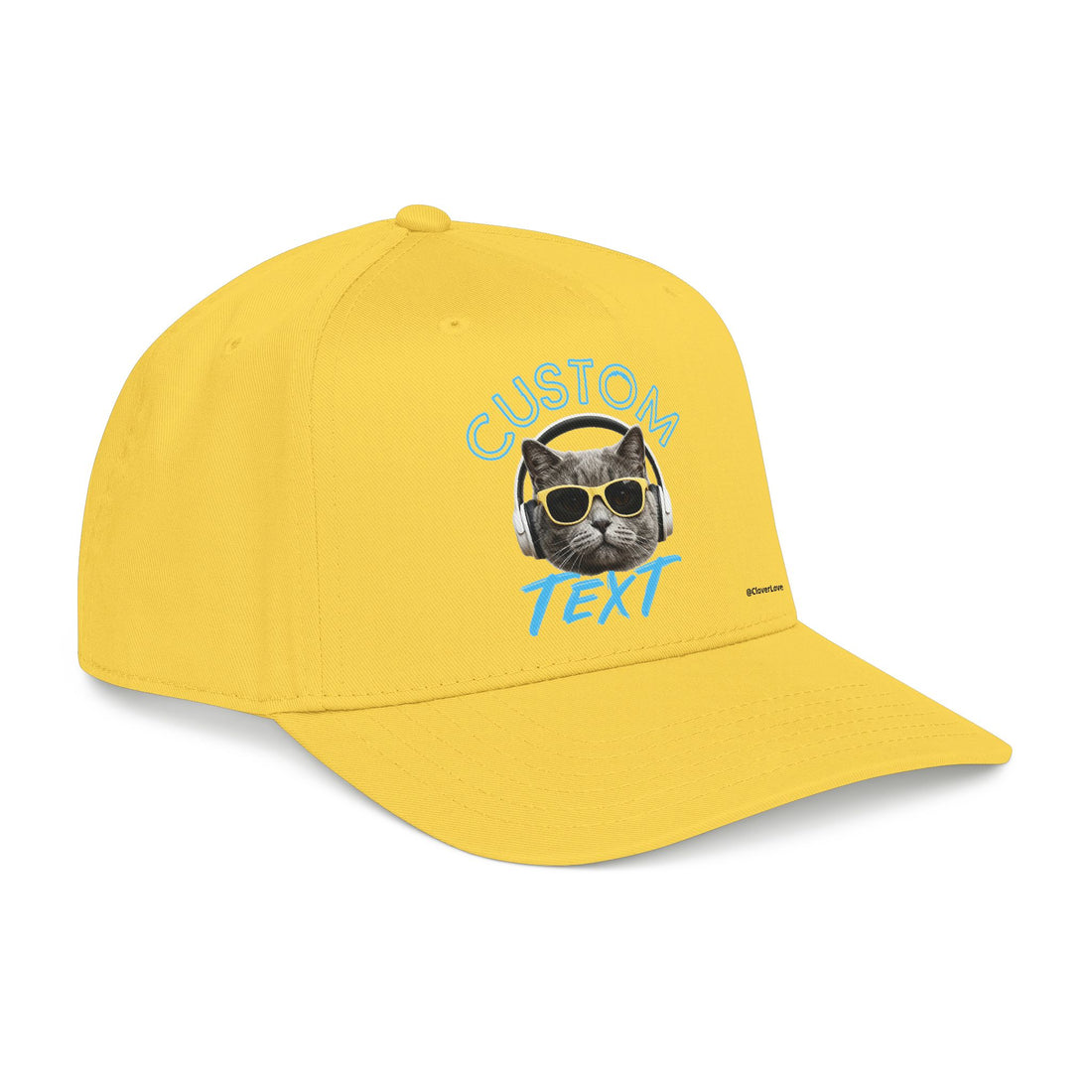 Custom Cat Photo Baseball Cap | Personalized Pet Lover Hat