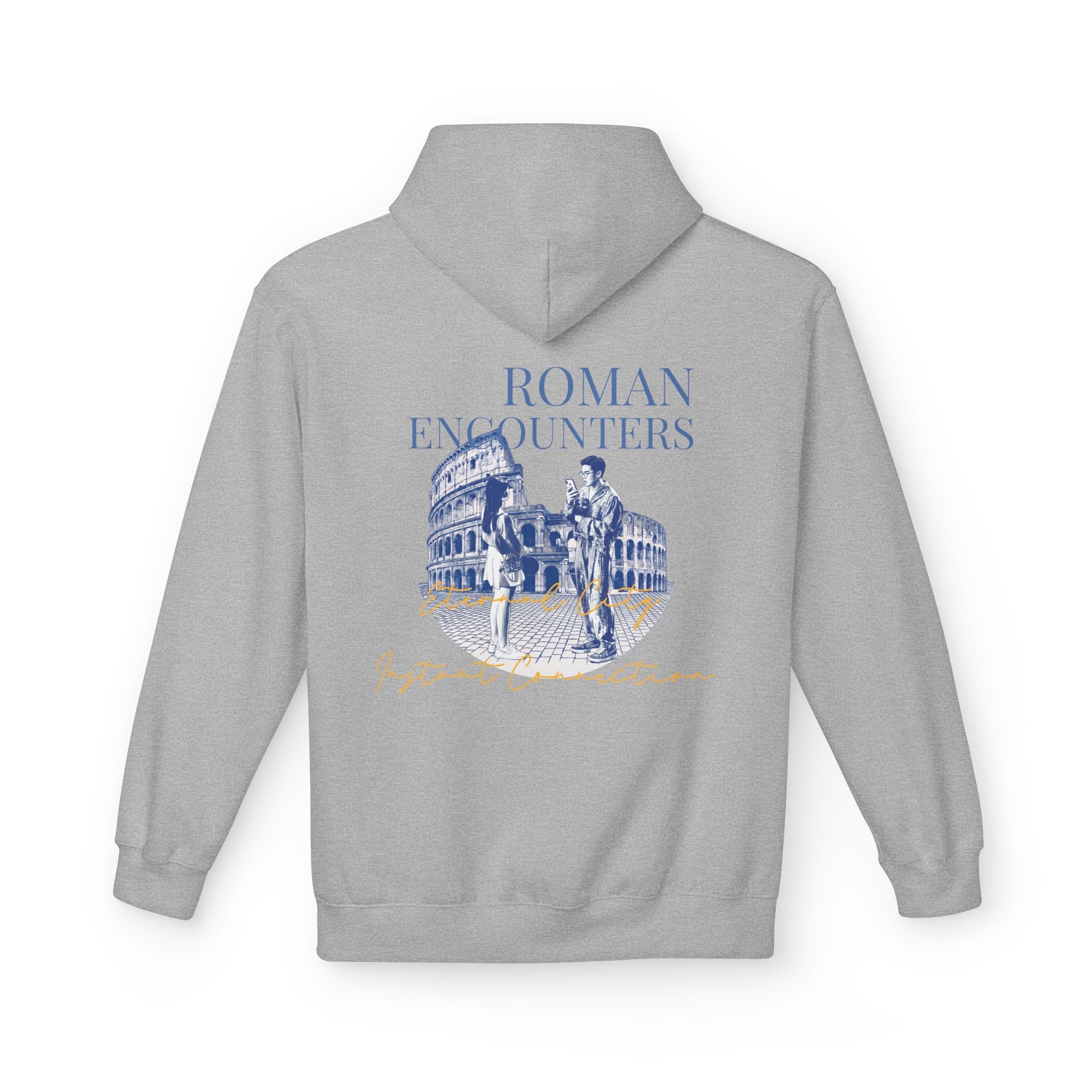 Roman Encounters Hoodie | Colosseum Travel Landmark Sweatshirt