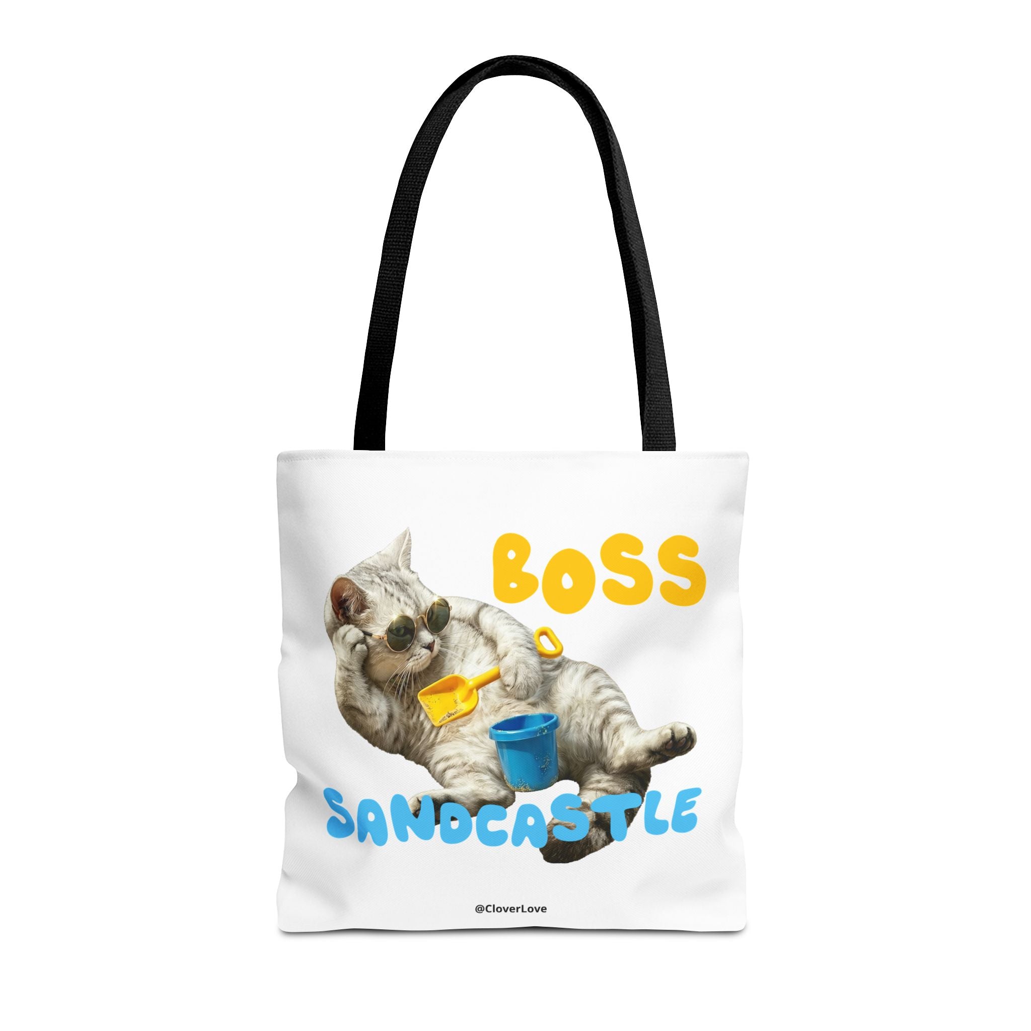 Funny Cat Tote Bag | Custom Pet Photo Personalized Canvas Bag