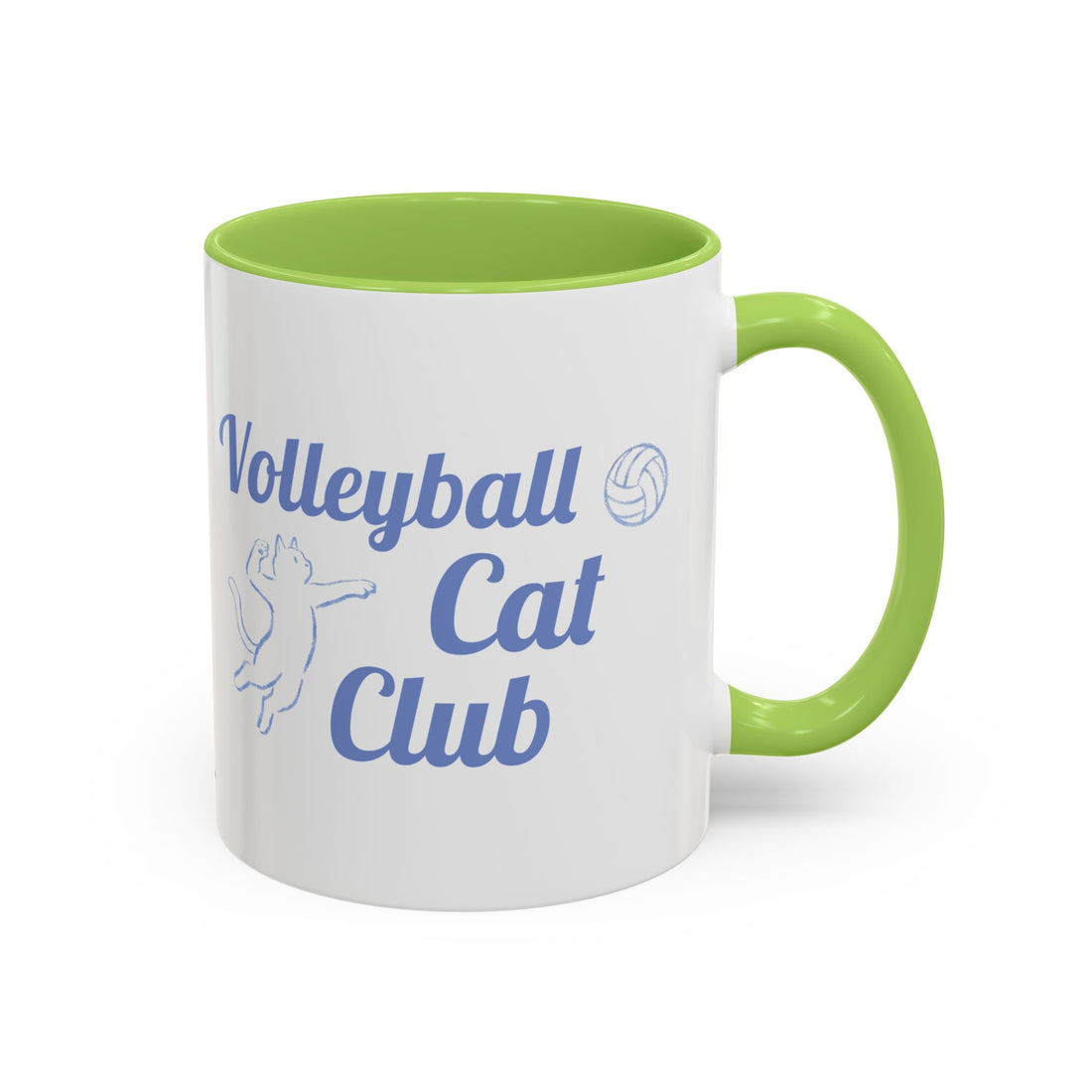 Volleyball Club Mug | Cat Design