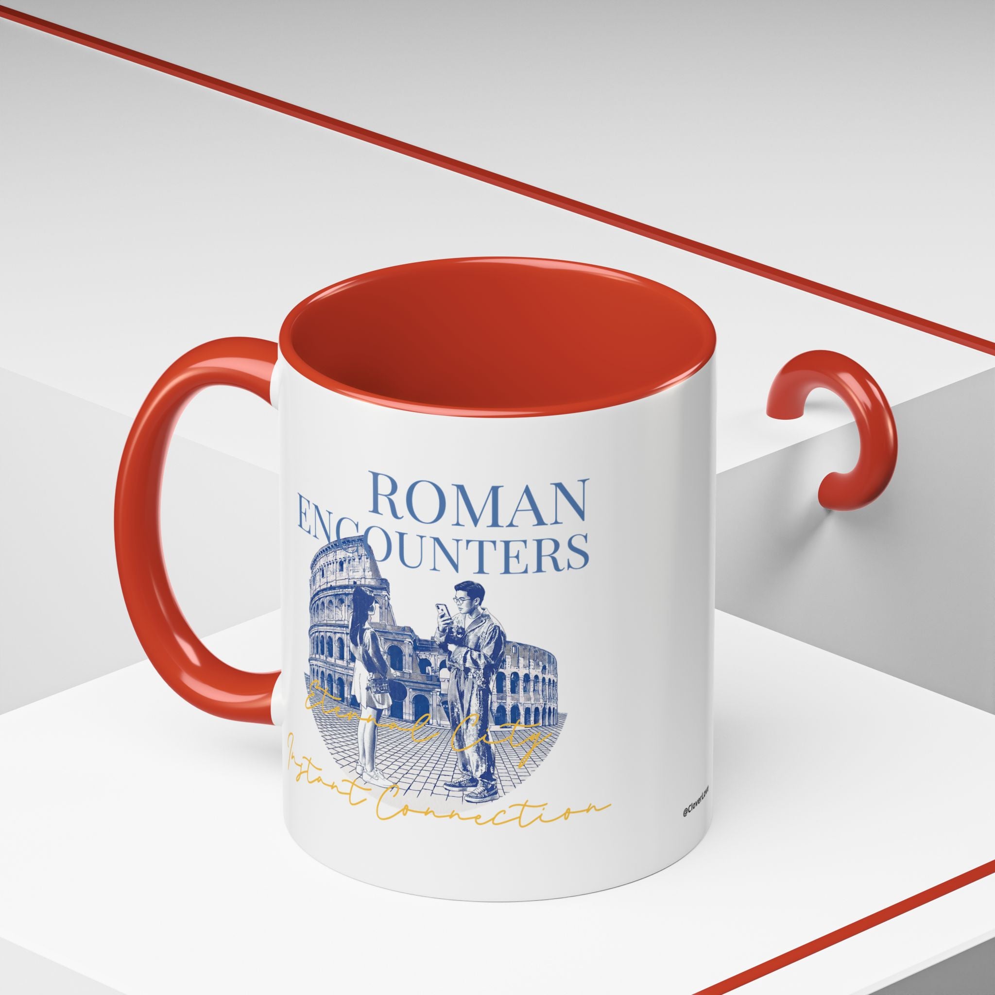 Rome Travel Memory Mug - Colosseum Coffee Cup for Travelers