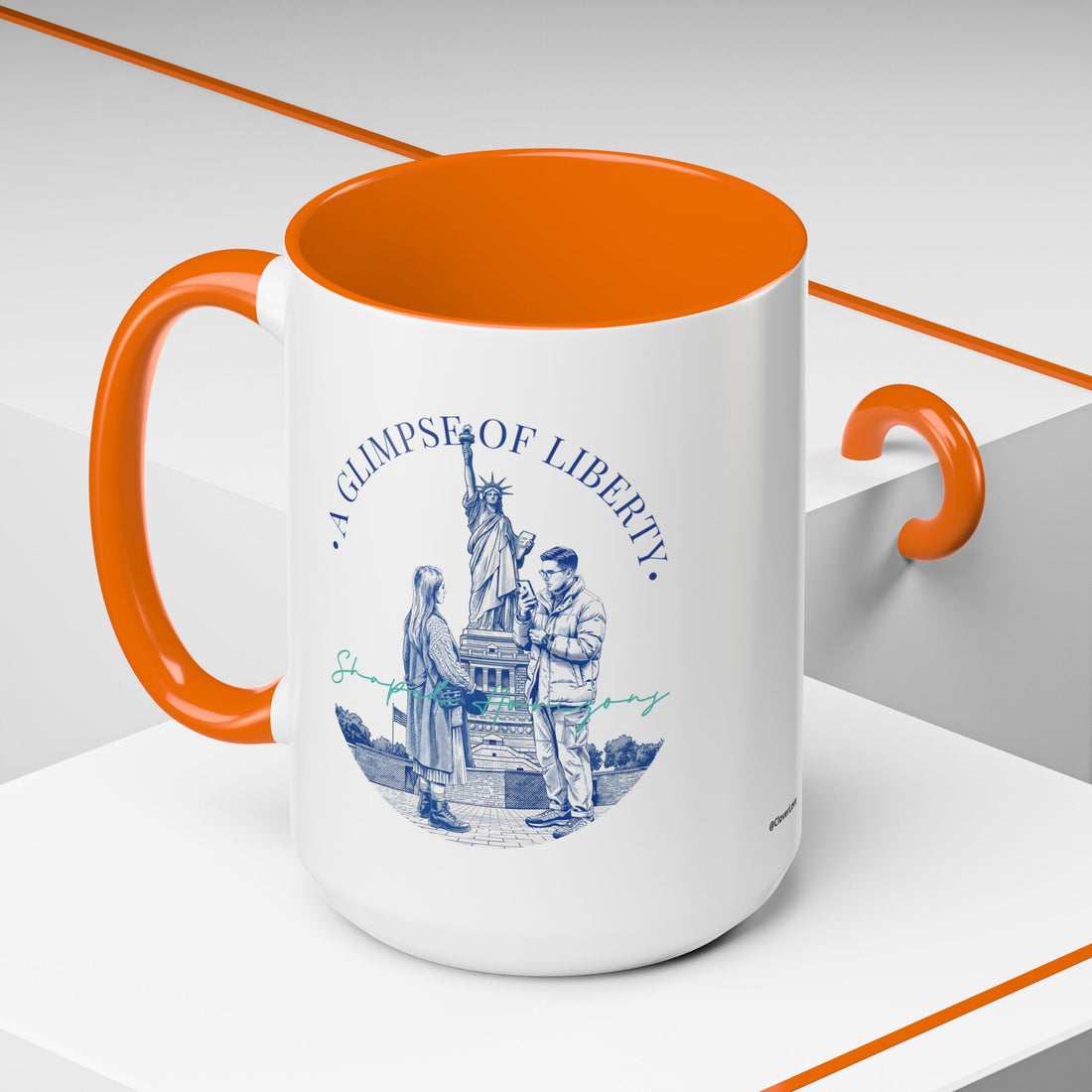 Statue of Liberty Travel Mug - New York Landmark Coffee Cup