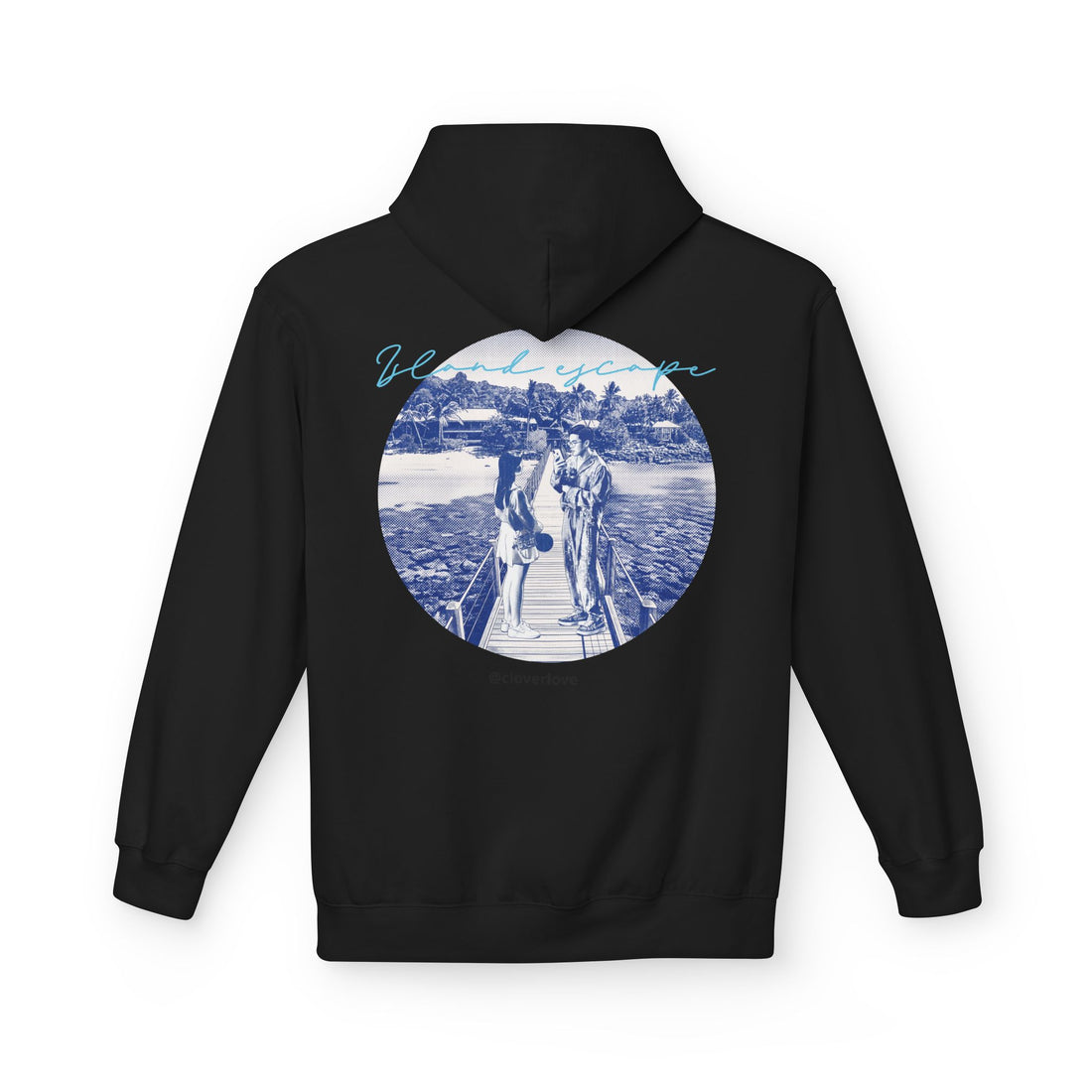 Kapuzenpulli für den Tropenurlaub | Romantisches Strandreise-Grafik-Sweatshirt