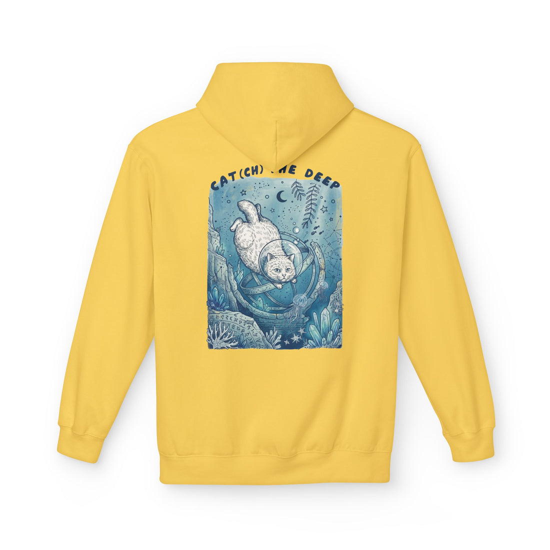 Cat Deep Sea Adventure Hoodie | Vintage Ocean Explorer Graphic Sweatshirt