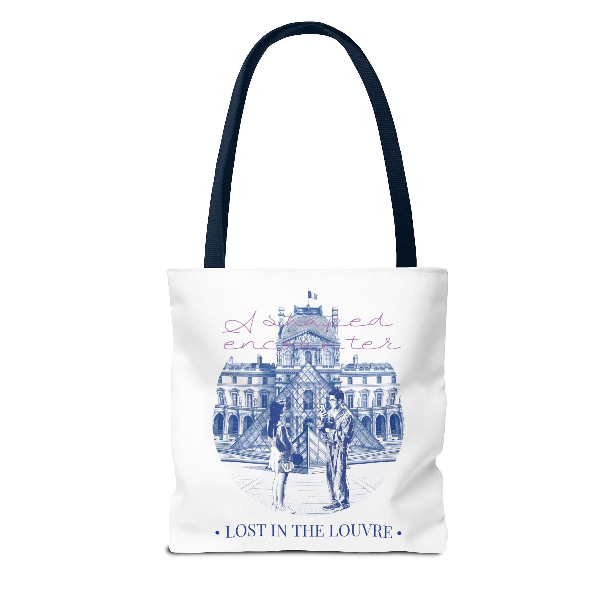 Louvre Paris Tote Bag | Vintage Museum Travel Canvas Bag