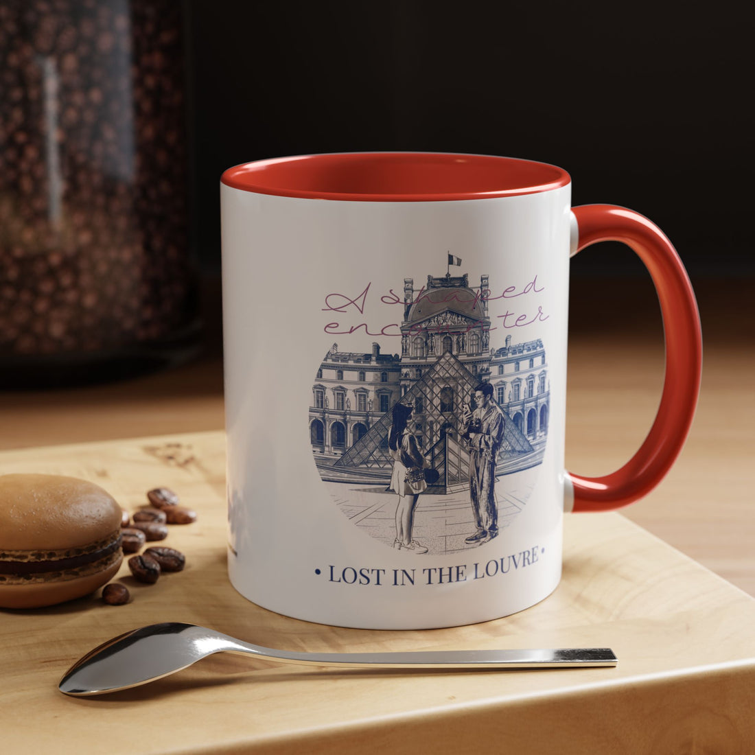 Louvre Paris Travel Mug - Art Museum Coffee Cup for Travelers