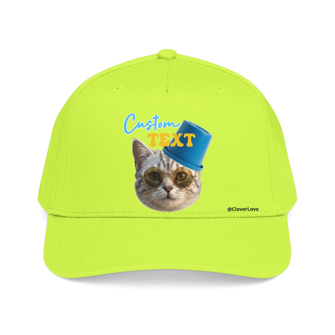 Funny Cat Photo Hat | Custom Pet Lover Baseball Cap
