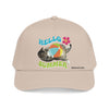 Hello Summer Cat Hat | Cute Cat Baseball Cap With Beach Ball Design