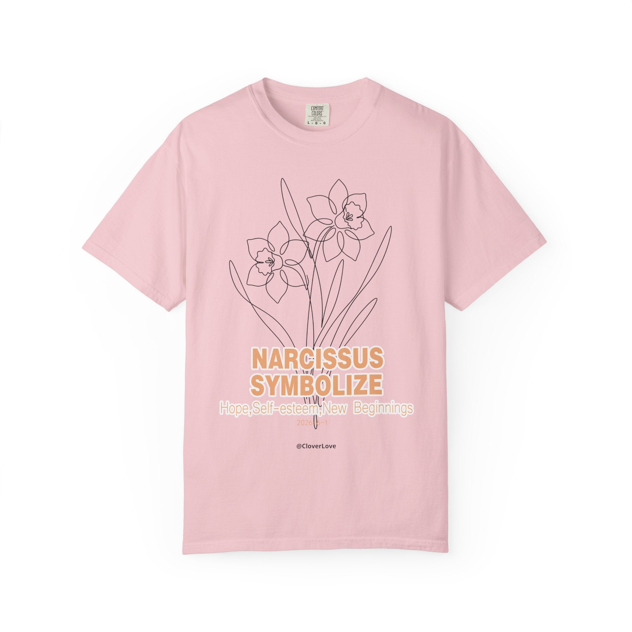 Narcissus Flower T-Shirt - Botanical Graphic Shirt for Flower Lovers