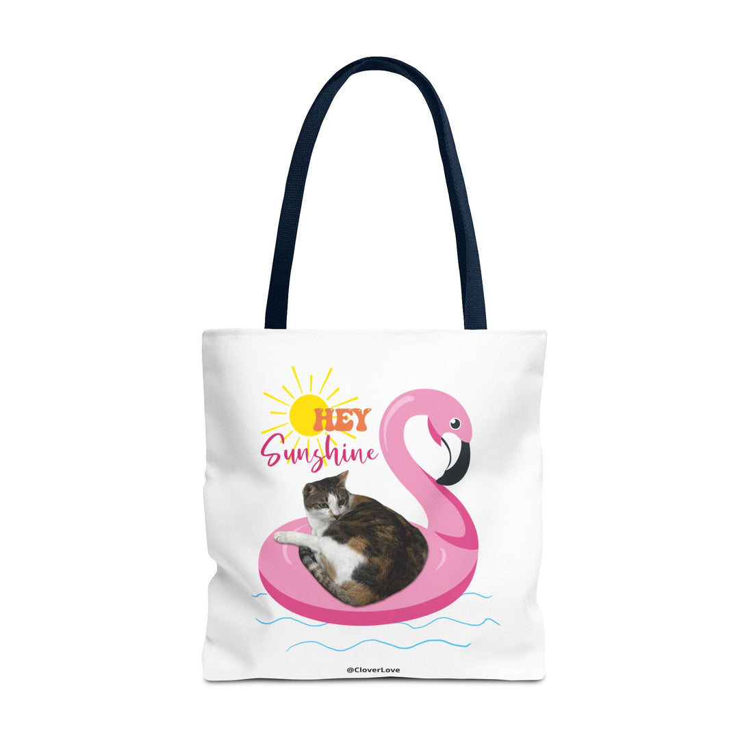 Custom Cat Tote Bag | Personalized Pet Photo Summer Bag