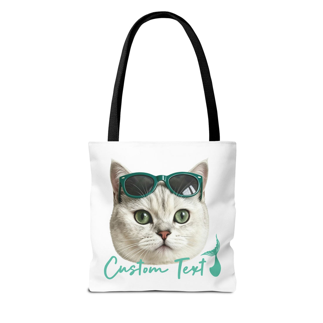 Custom Cat Tote Bag | Personalized Cat Photo Summer Canvas Bag
