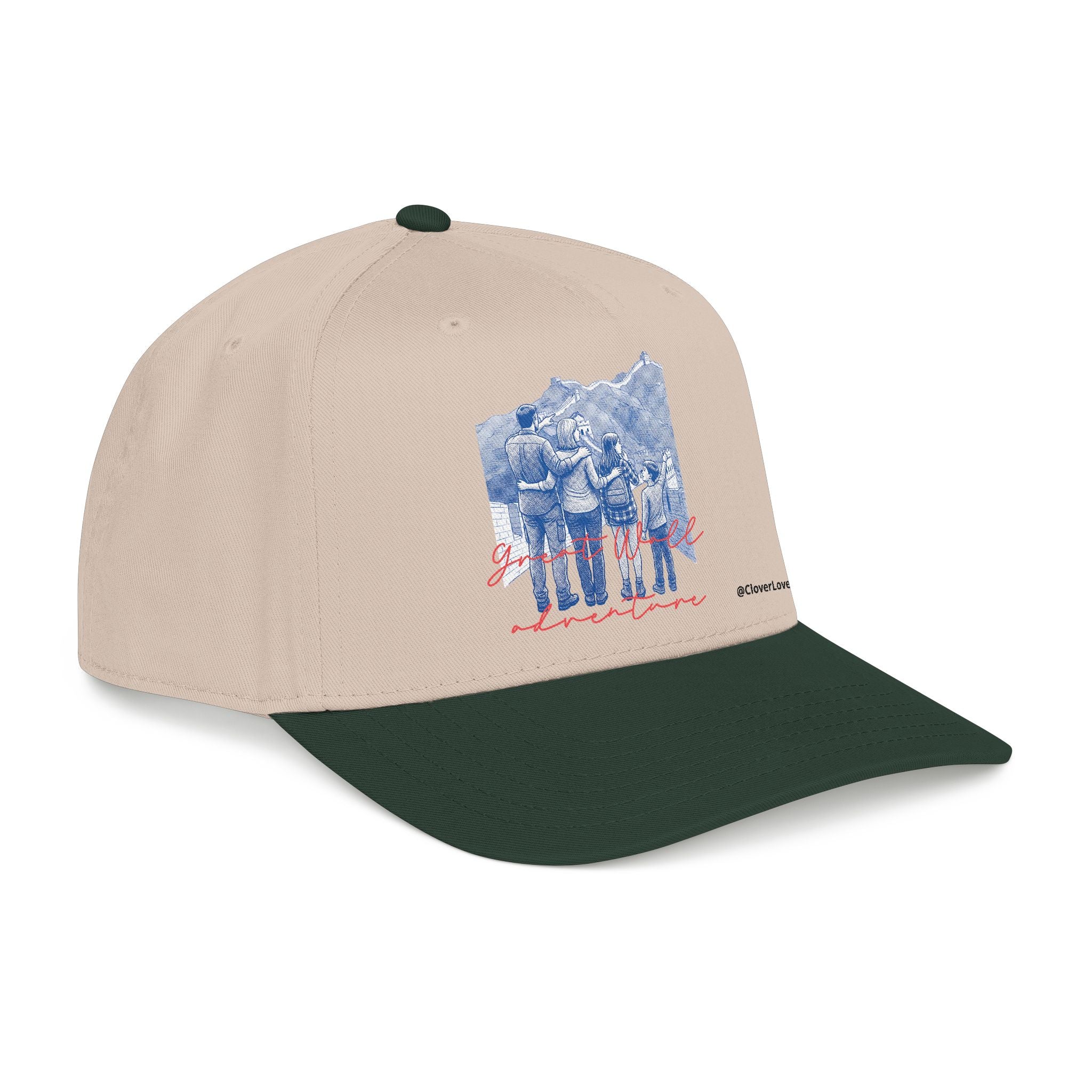 Ocean Adventure Hat - Coastal Travel Baseball Cap, Beach Vacation Dad Hat