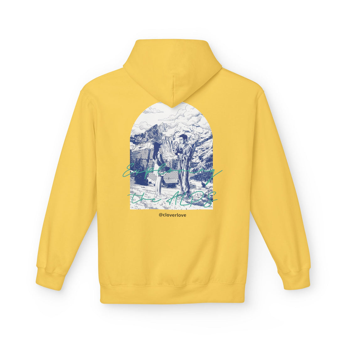 Mountain Travel Hoodie | Abenteuerlandschaft Grafik Pullover