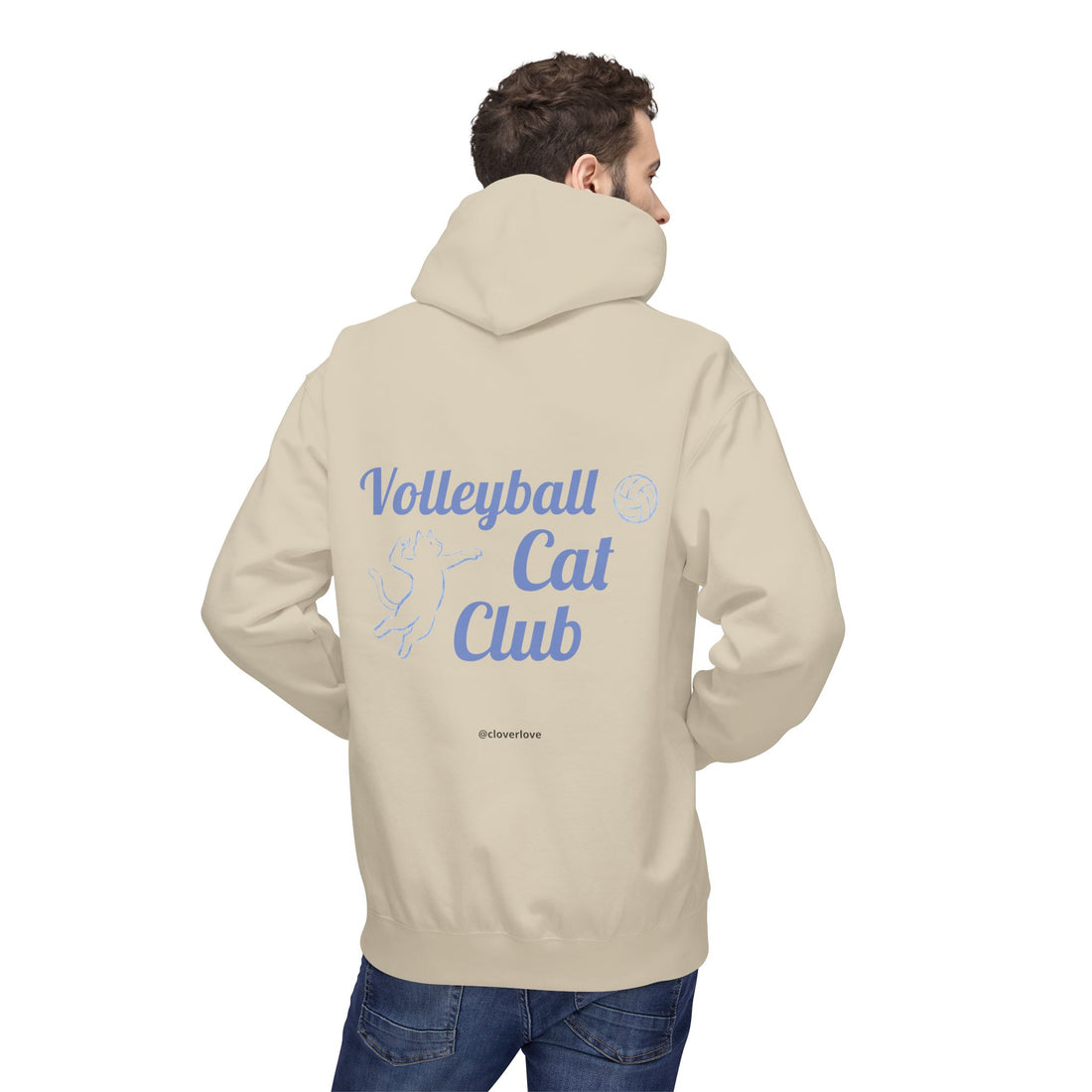 VC8, Catch the Echo Hoodie — Ocean Cat Adventure Graphic Hoodie