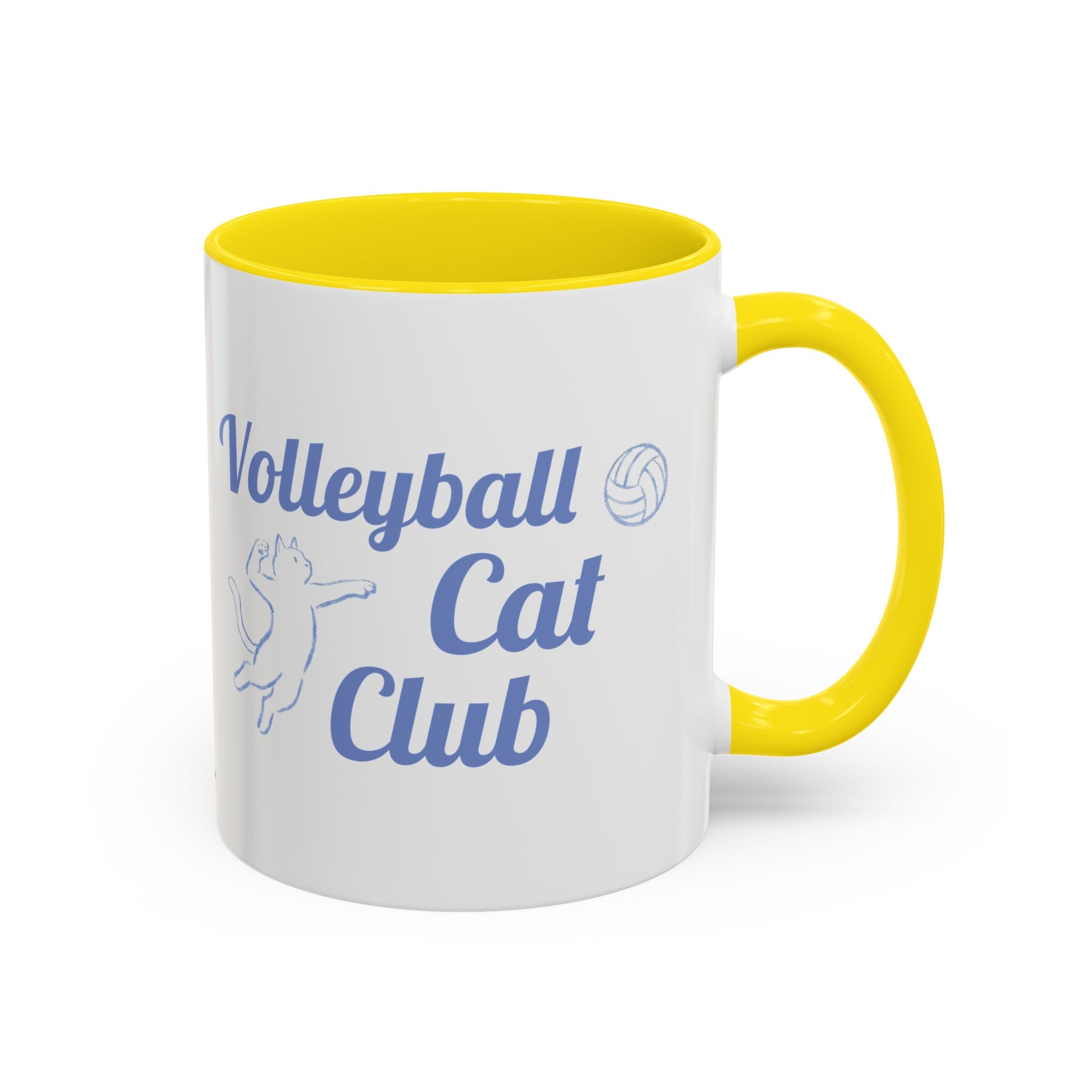 Volleyball Club Mug | Cat Design